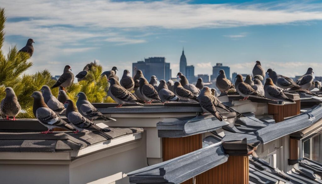 comment eloigner les pigeons de ma toiture