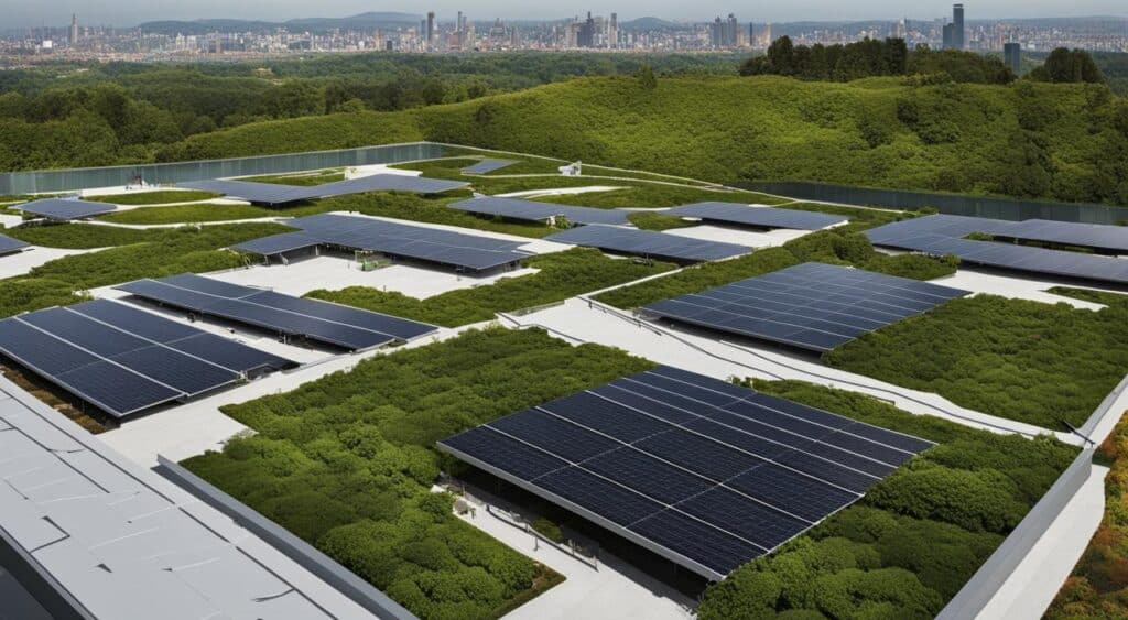 Installation des panneaux solaires sur une toiture végétalisée Installation des panneaux solaires sur une toiture végétalisée