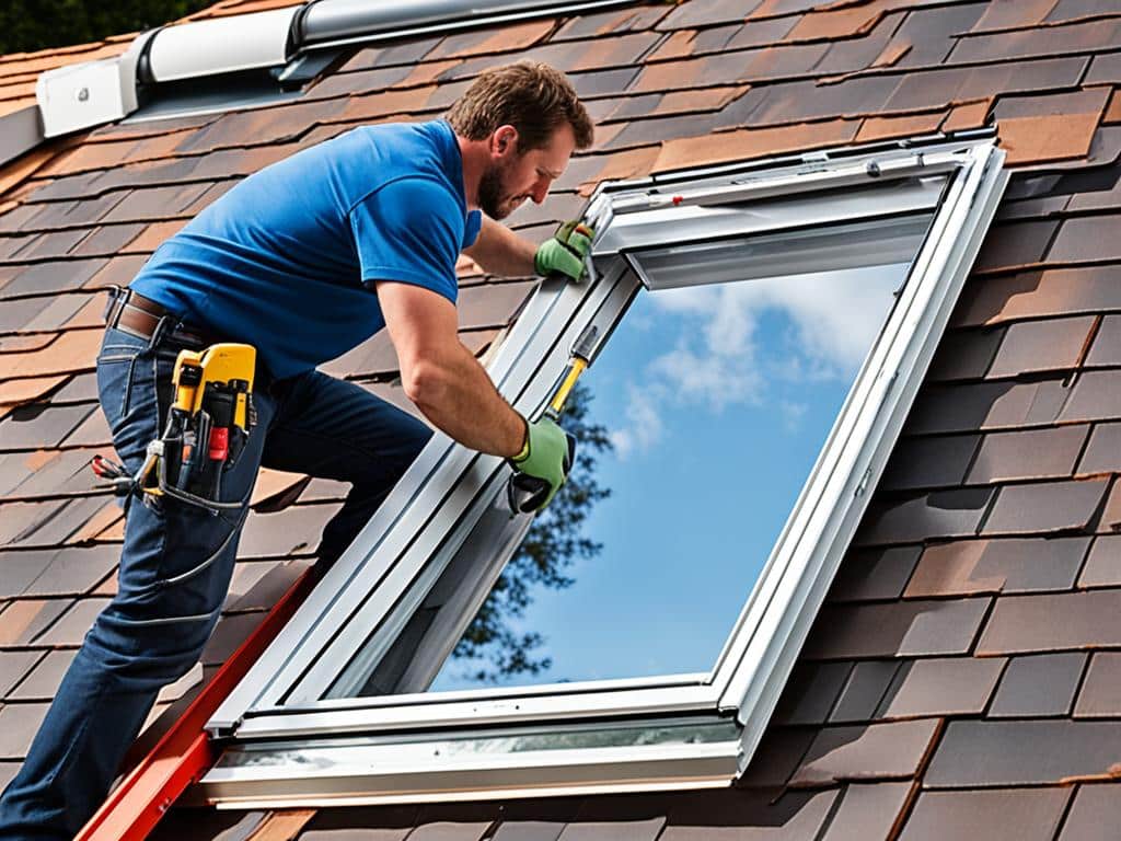 Installation des fenêtres de toit Installation des fenêtres de toit